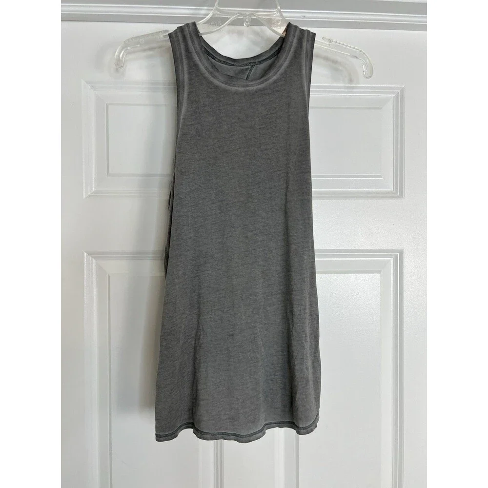 Lululemon All Tied Up Tank *Wash Asphalt Grey Women’s Size 6